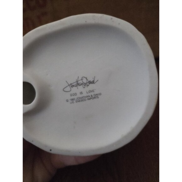 Vtg 1980 Precious Moments Girl Hugging Goose God Is Love E-5213  Retired NO BOX - Picture 9 of 9